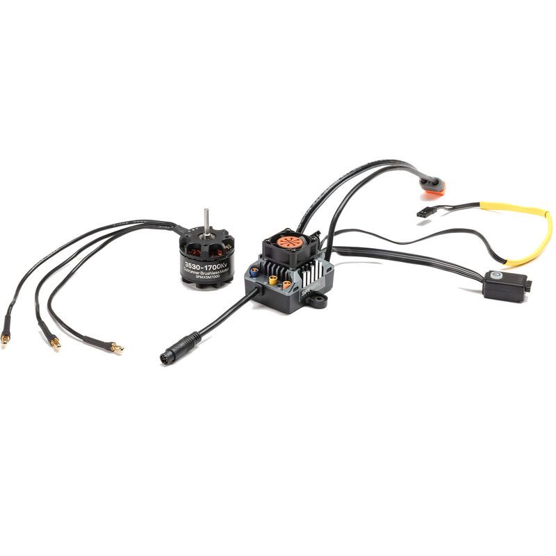 SPMXSEMC23 Firma 80A Sensored/Sensorless Smart Outrunner Motor/ESC 2-in-1 Combo: 1700Kv