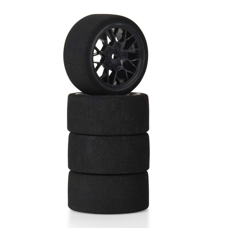 PRO1031610 Fifty6 Foam Tire Mounted on Circuit Black Wheel 8mm Hex (4)