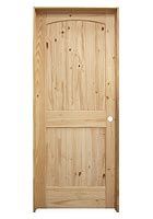 2 Panel AT Knotty Pine PreHung Doors, Details: 18" (1'6"), Details More: LH, Details Most: PreHung