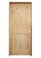 2 Panel AT Knotty Pine PreHung Doors, Details: 18" (1'6"), Details More: LH, Details Most: PreHung