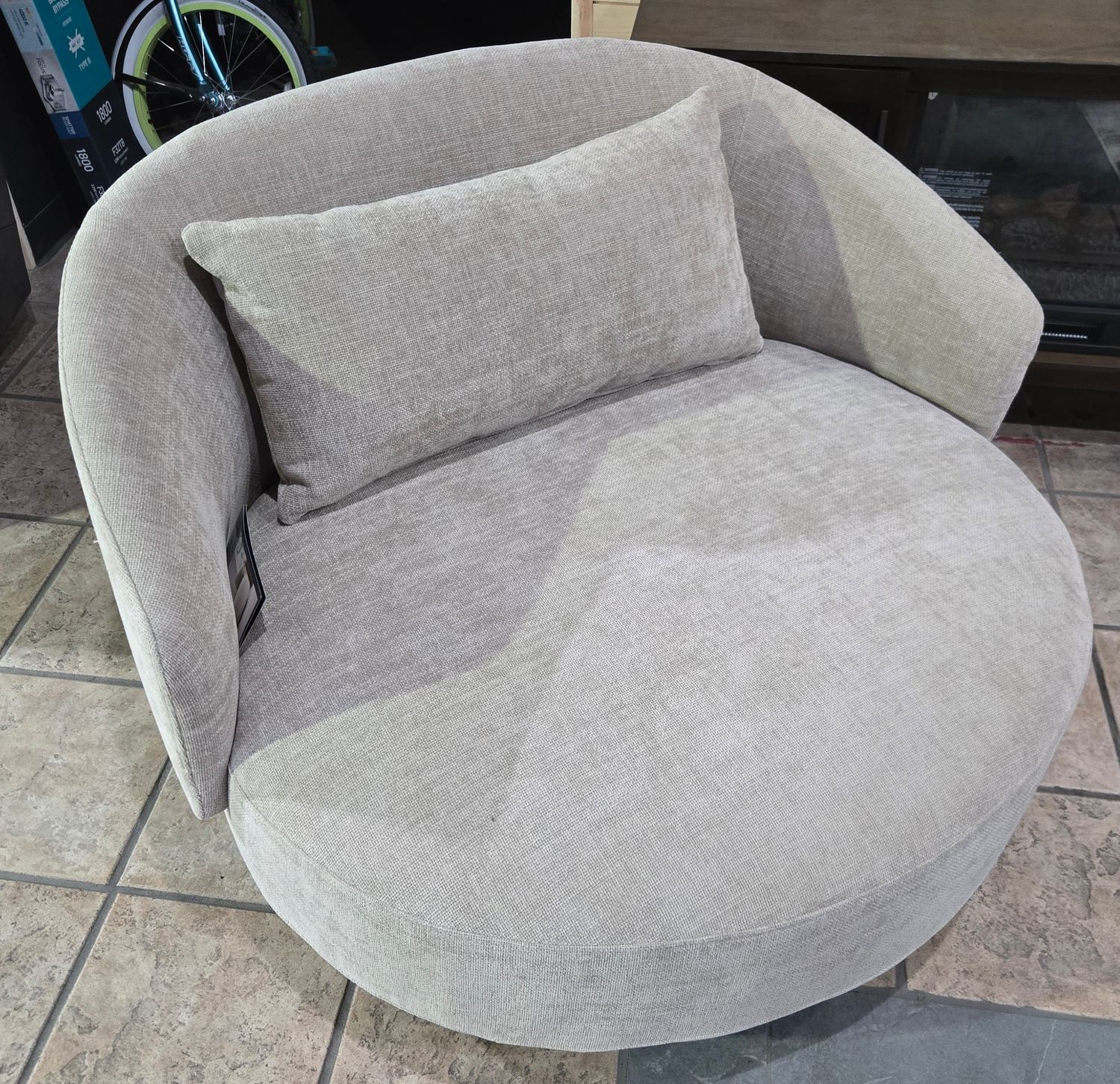 Over Sized Swivel Chair