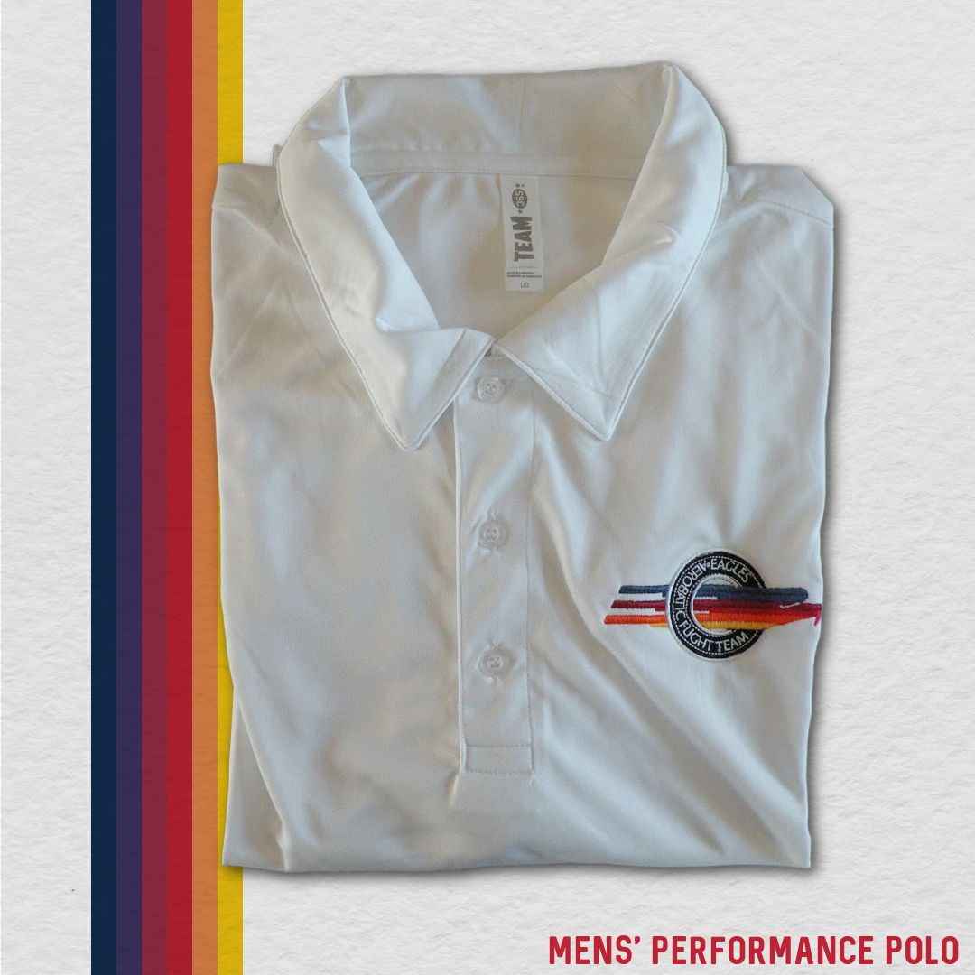 Mens&#39; Performance Polo, Color: White, Size: Small