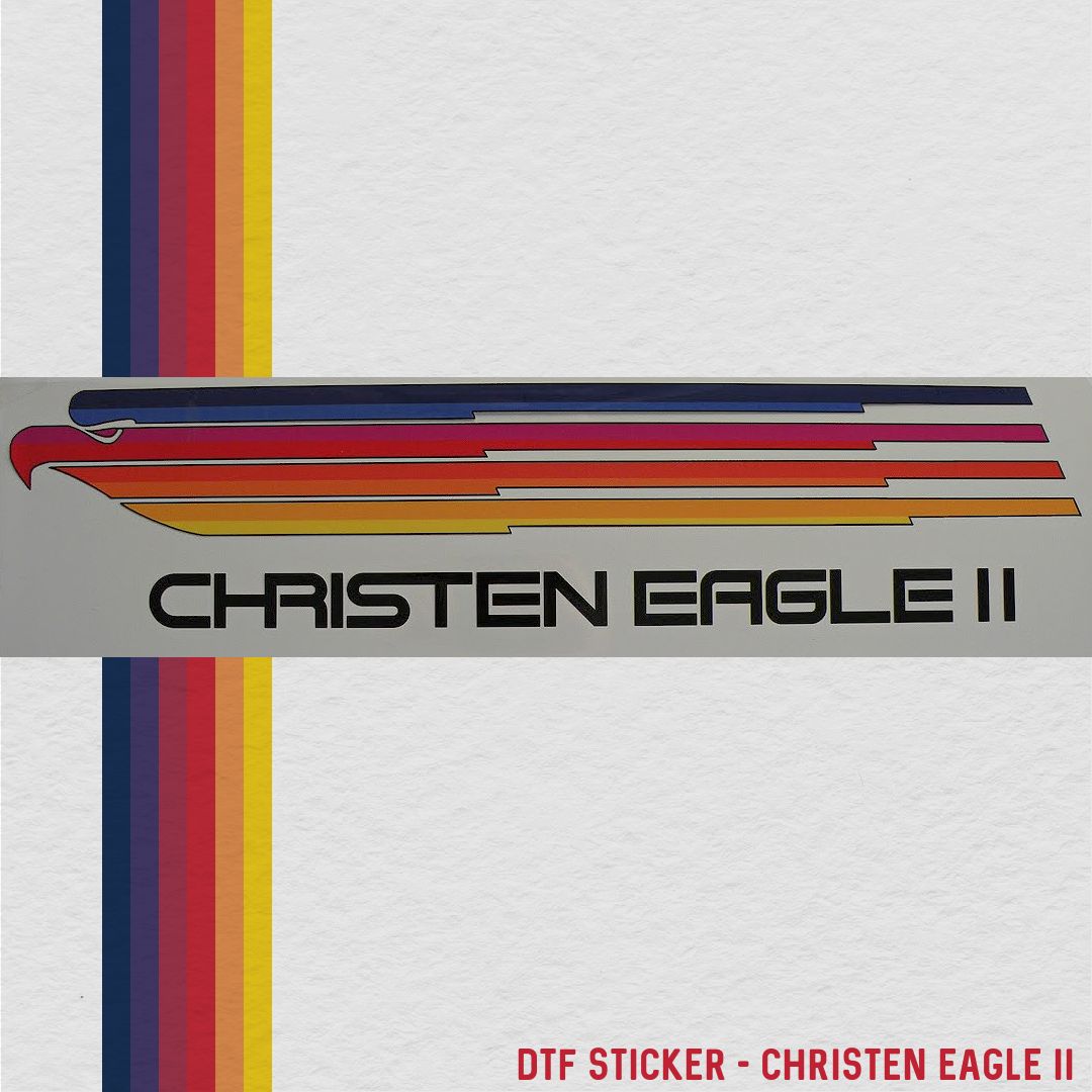 DTF Stickers, Design: Christen Eagle II, Size: 3 inch