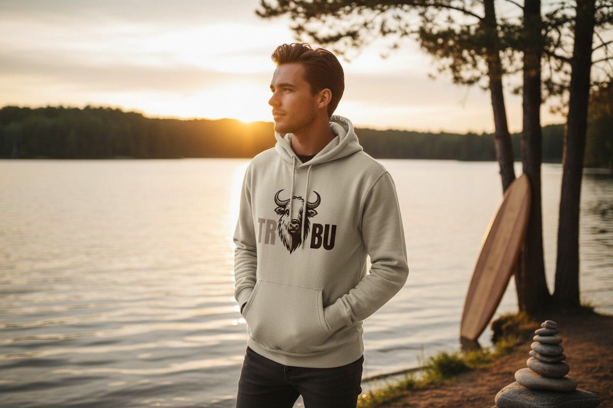 ''L'essentiel ''(Hoodie/coton ouaté capuchon) Unisexe