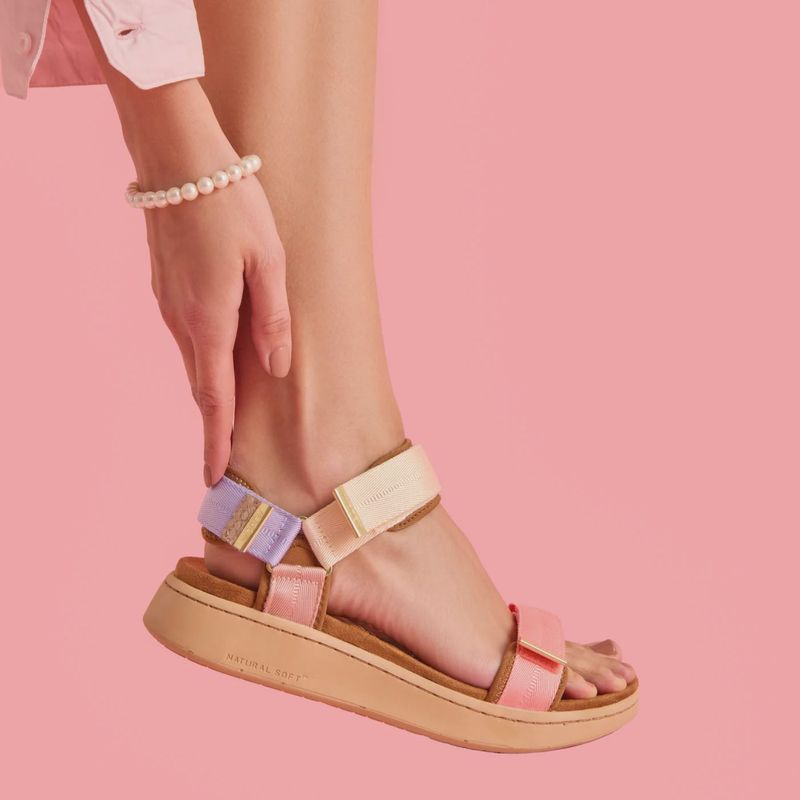 Line Sandal - Butter Multi