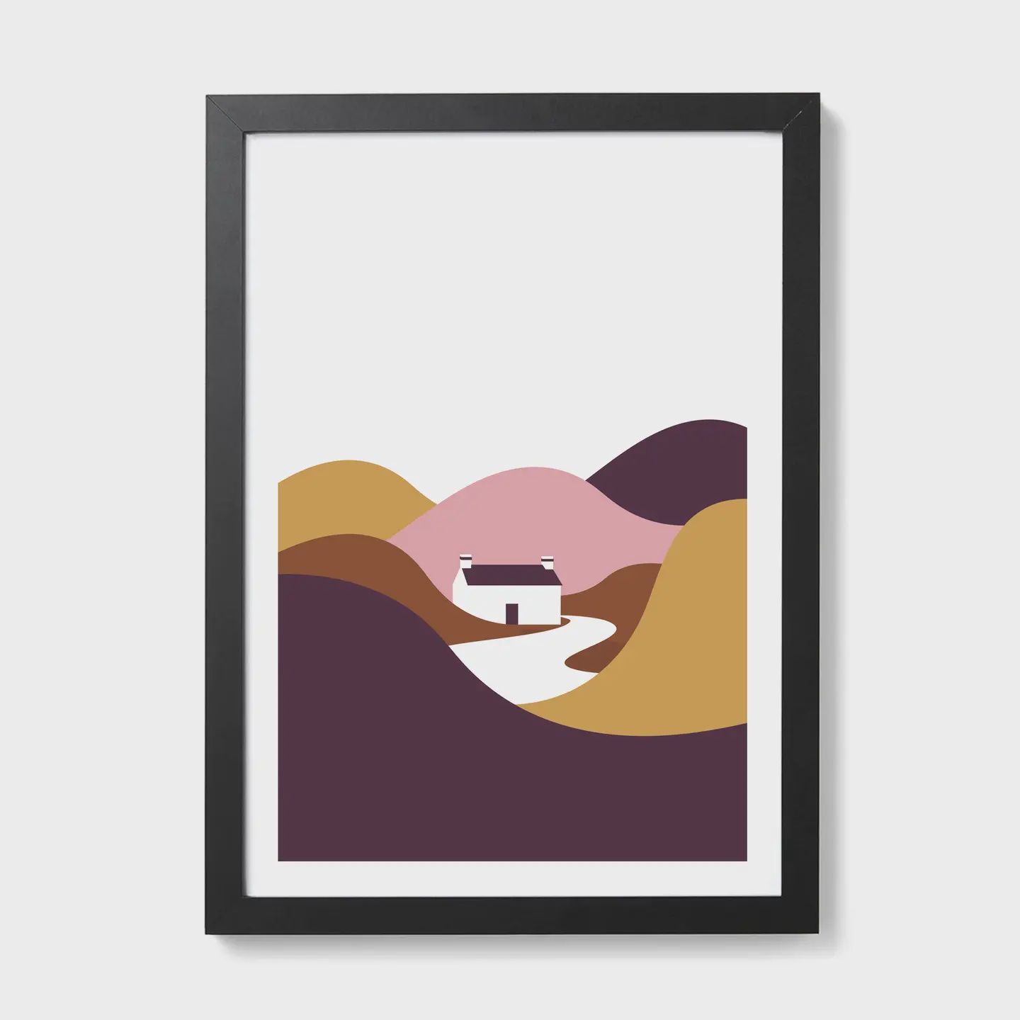 Print A4 - Autumn in the Hills