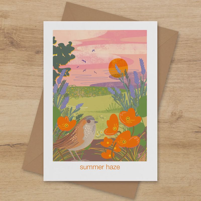 Summer Haze Card - Nature Outdoor