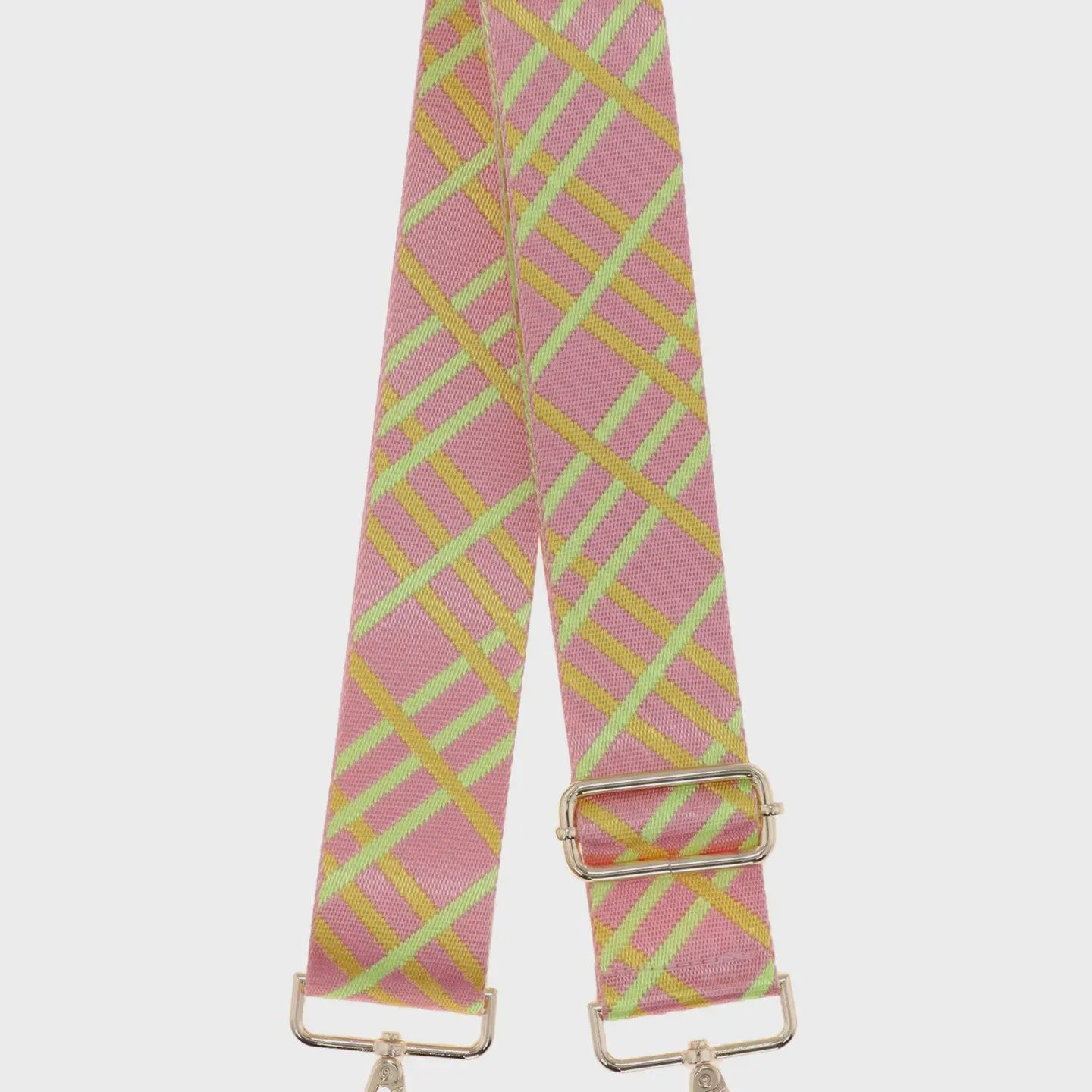 Bag Strap - Pink Tartan