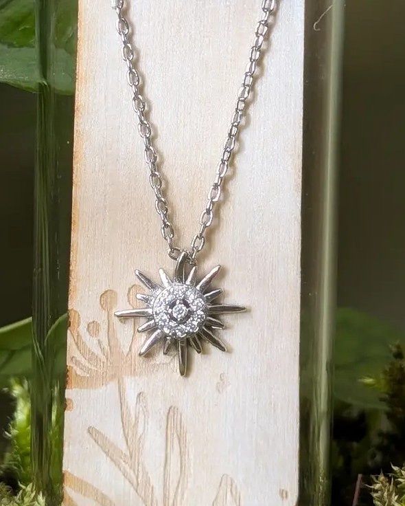Necklace Boho Sunshine - Sterling Silver