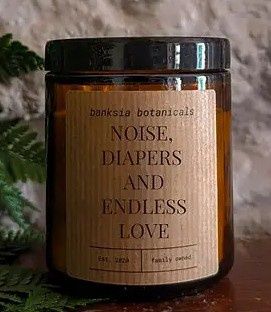 Soy Wax Candle Endless Love New Baby