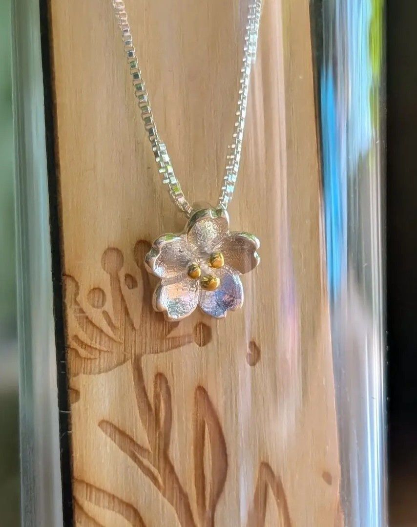 Necklace Cherry Blossom - Sterling Silver