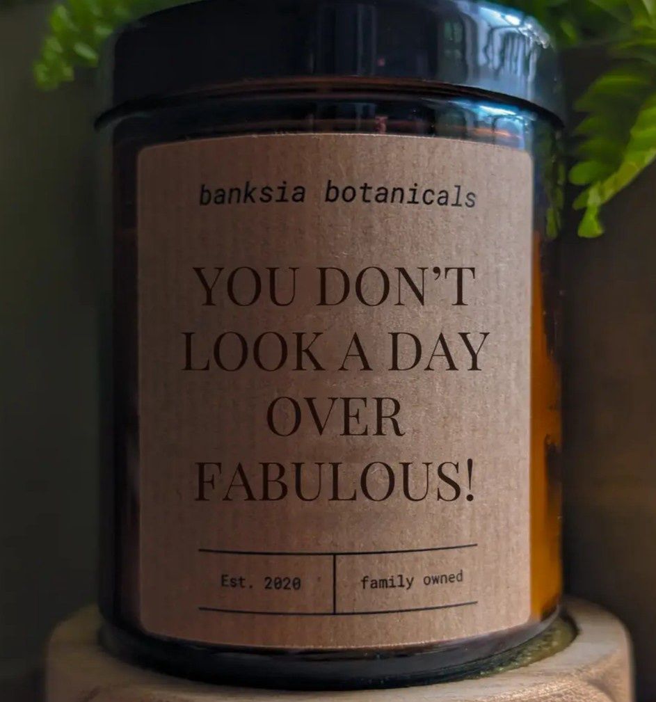 Soy Wax Candle Fabulous Birthday