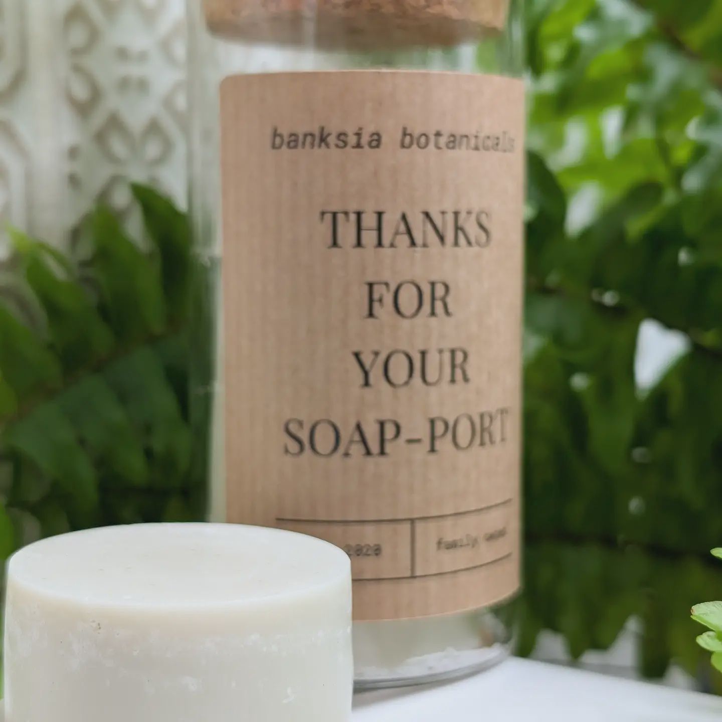 Olive Oil Enriched Gift Soap - Thanks For Your Soap-Port