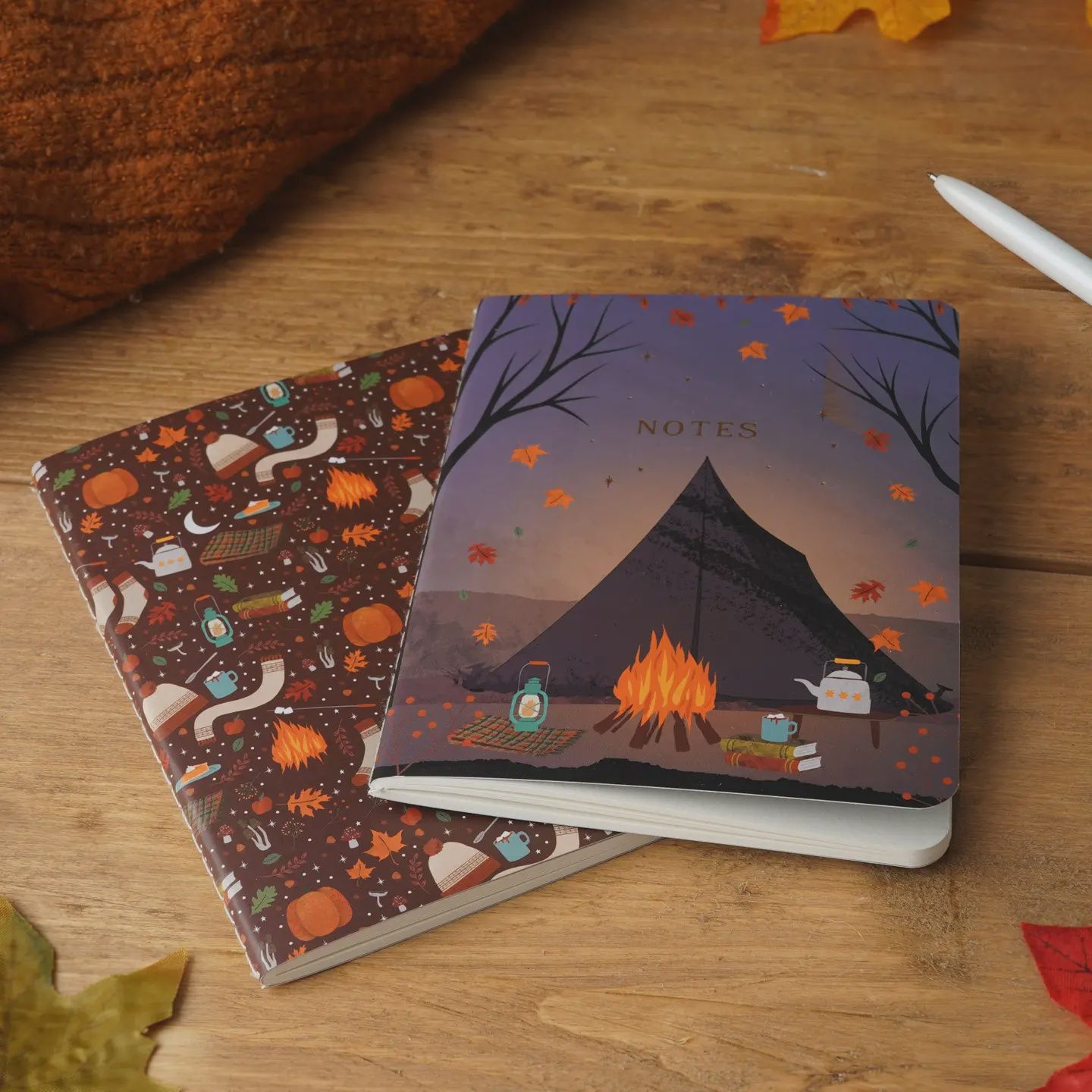 Set of 2 Notebooks - Snuggle Season Winter Nights