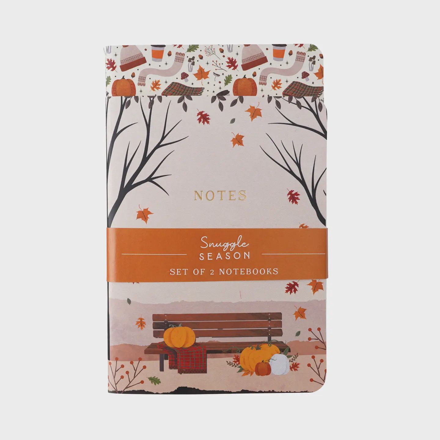 Set of 2 Notebooks - Snuggle Season Autumn Days