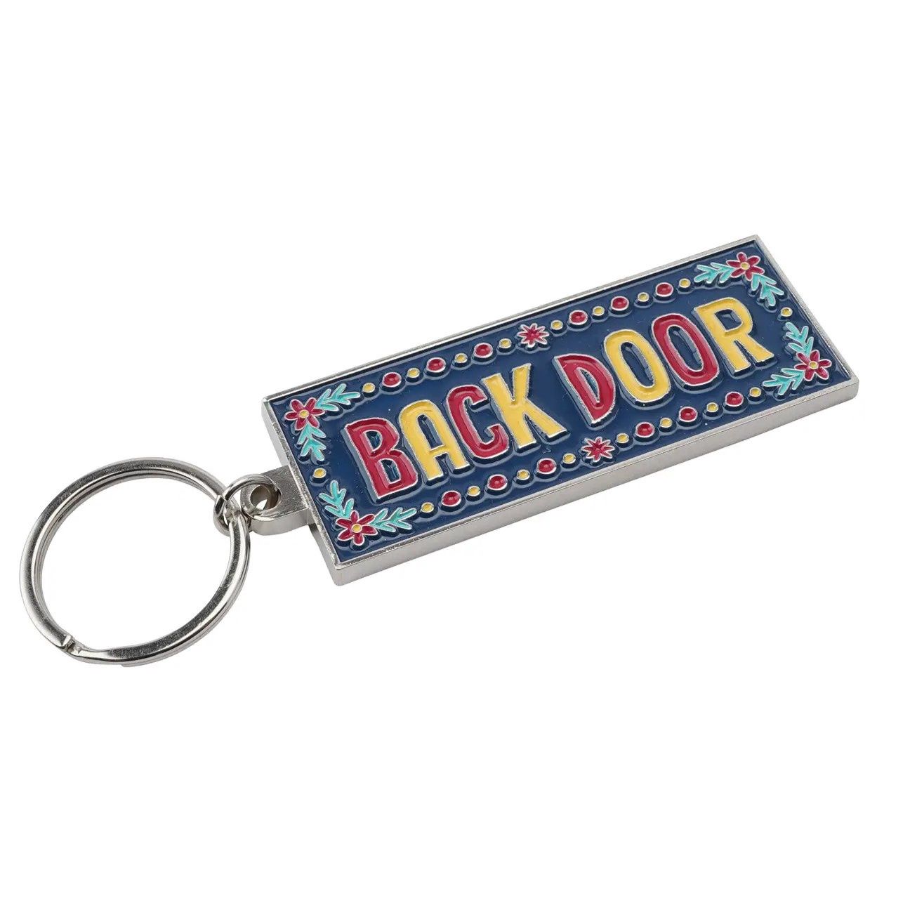 Enamel Keyring - Back Door