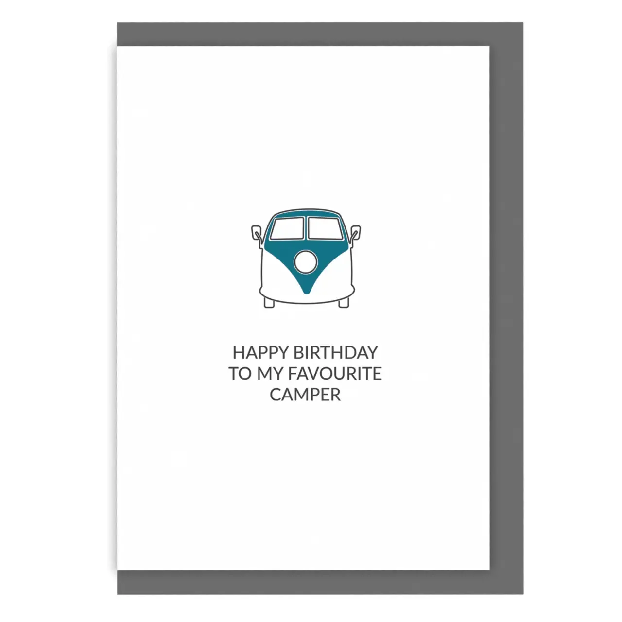 Camping Birthday Card - Favourite Camper