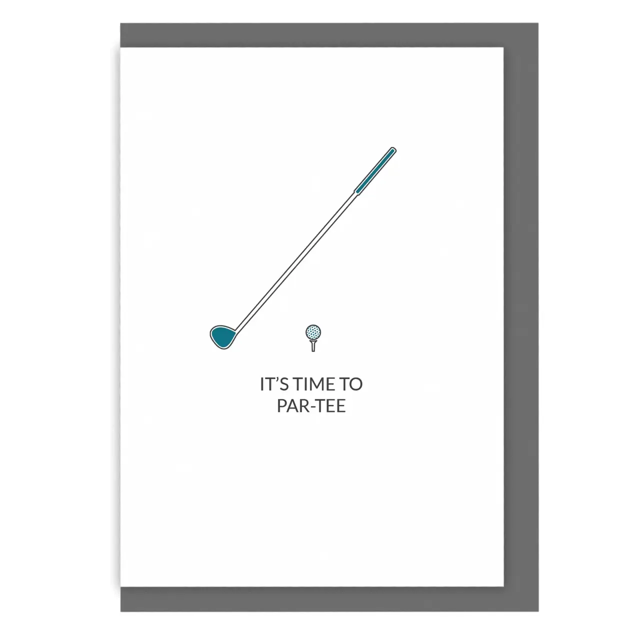 Golf Birthday Card - It&#39;s Time To Par-tee