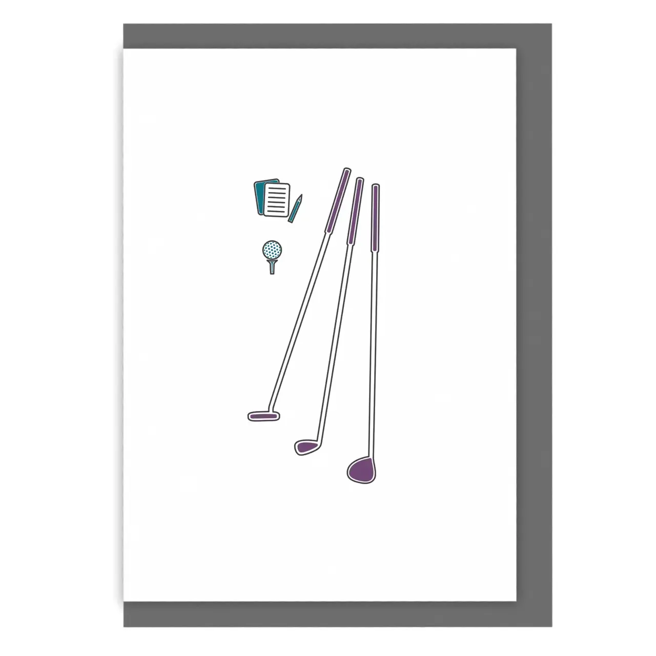 Golf Greeting Card - Tee Time