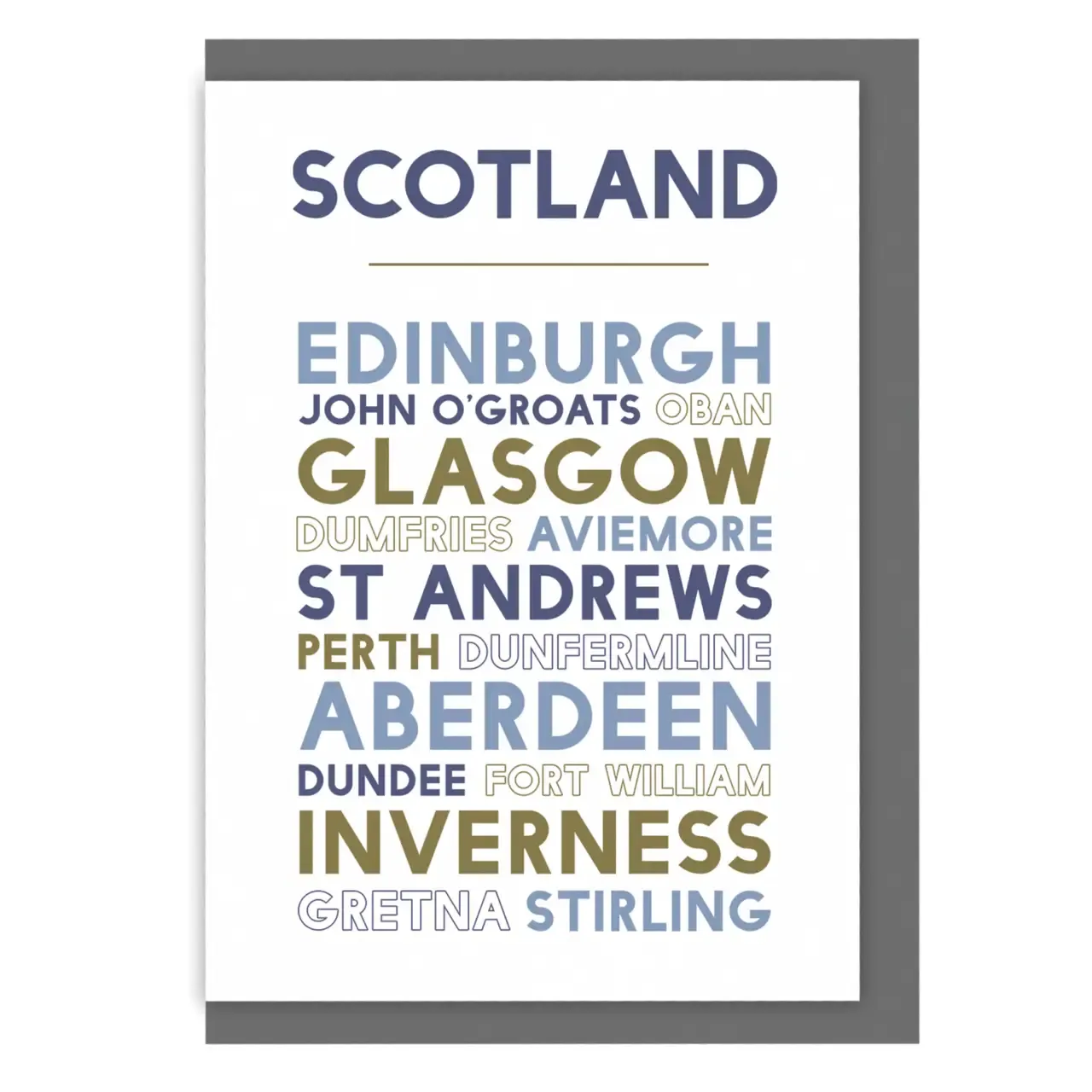 Scotland Greeting Card