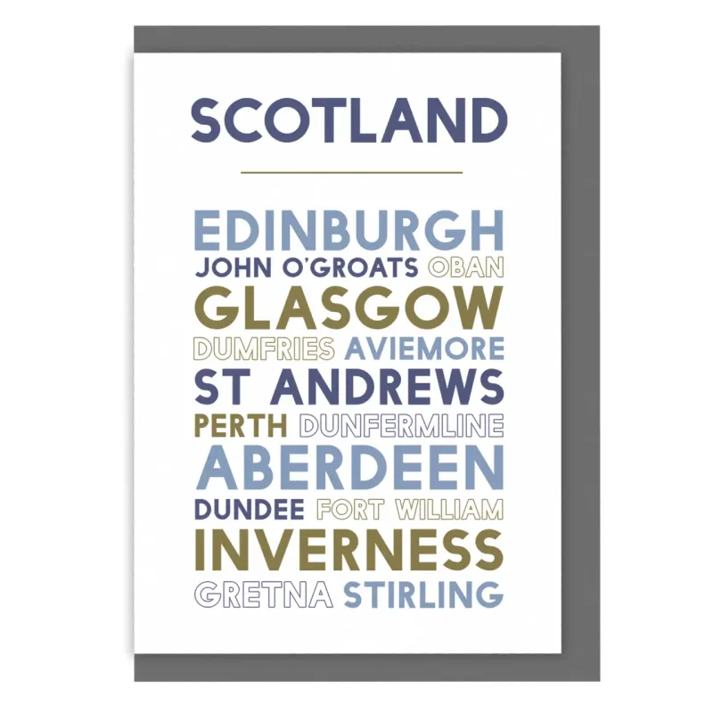 Scotland Greeting Card