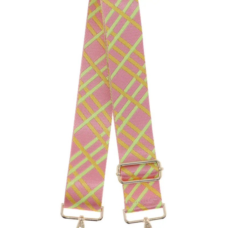 Bag Strap - Pink Tartan