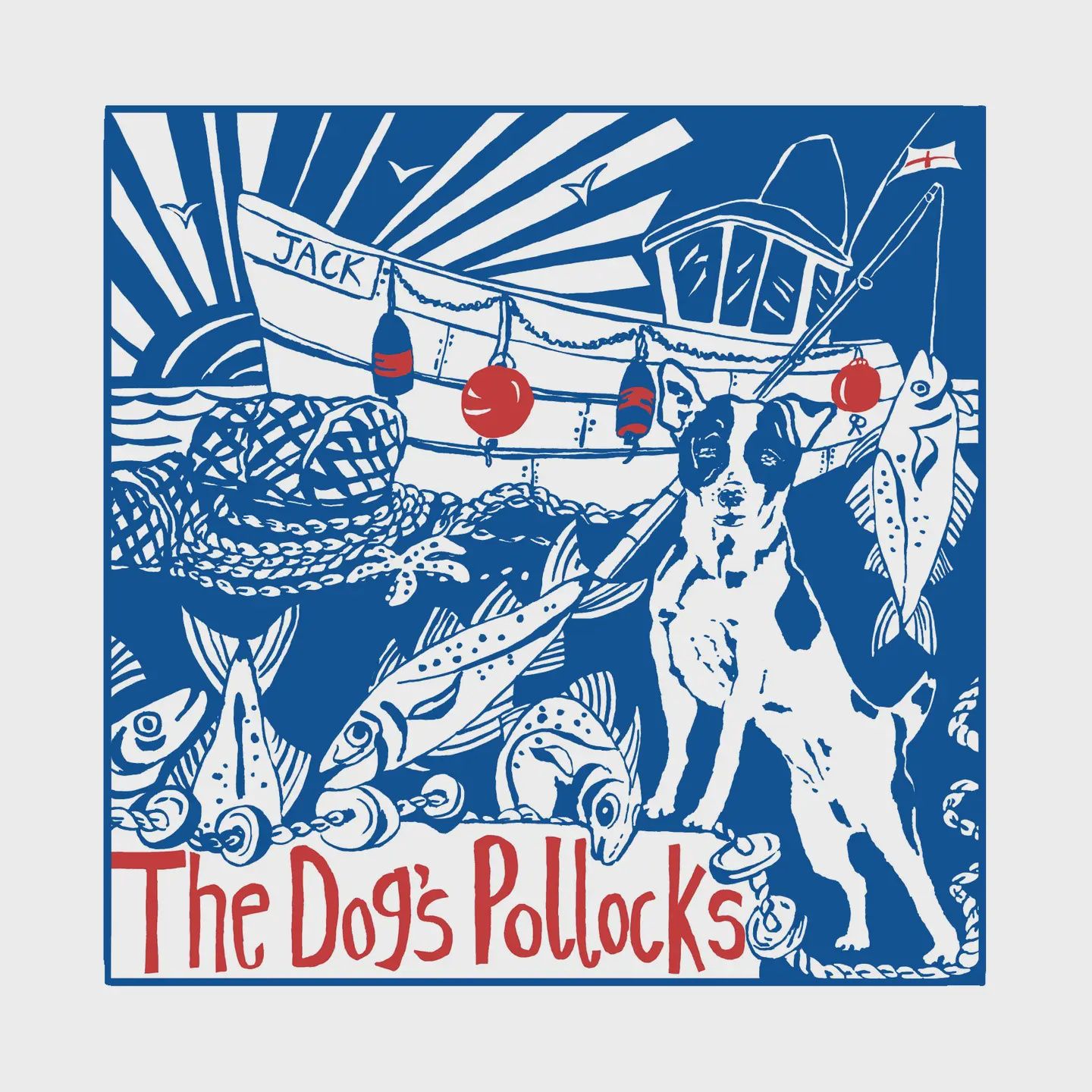 Greeting Card - The Dog&#39;s Pollocks