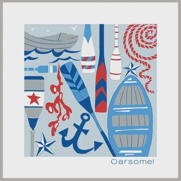 Greeting Card - Oarsome