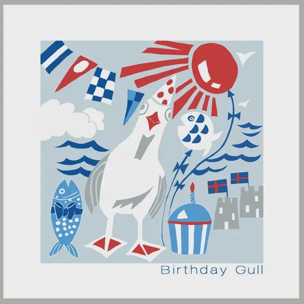 Birthday Card - Birthday Gull