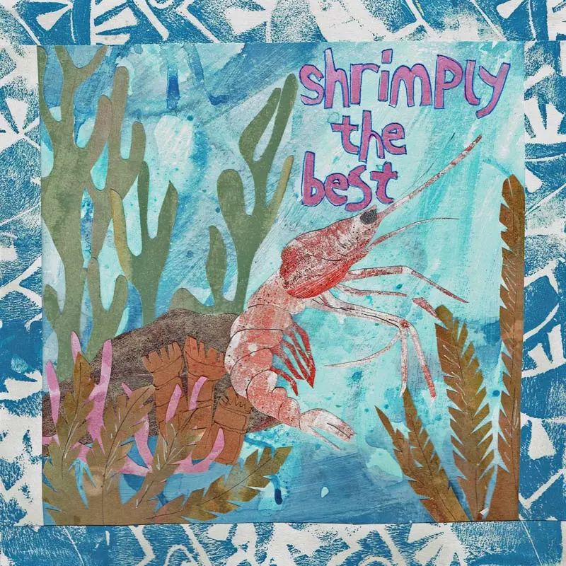 Greeting Card - Shrimply the Best