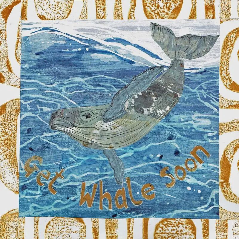 Greeting Card - Get Whale Soon