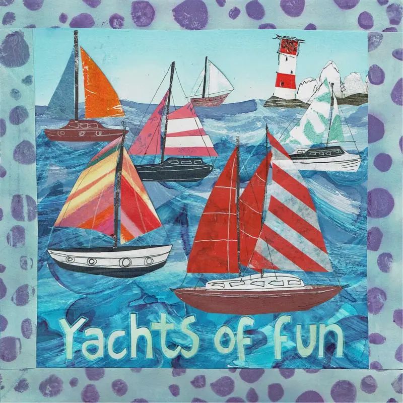 Greeting Card - Yachts of Fun