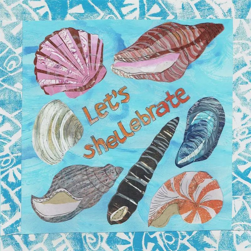 Greeting Card - Let&#39;s Shellebrate