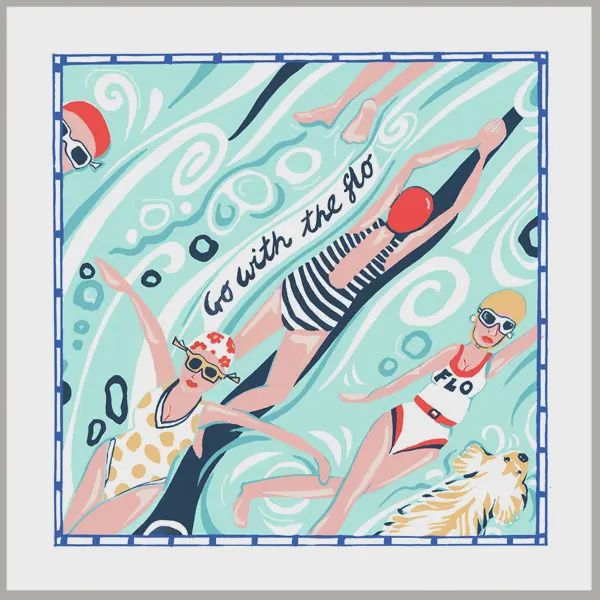 Greeting Card - Go With the Flo