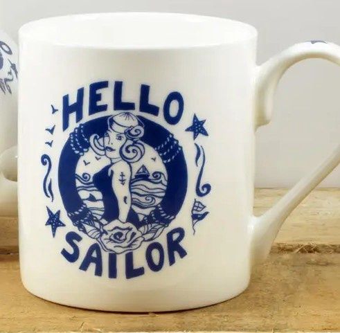Bone China Mug - Hello Sailor