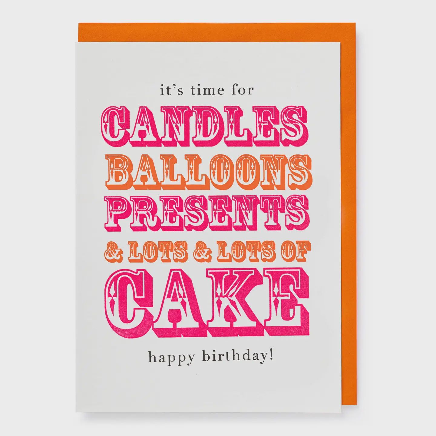 Greeting Card - It&#39;s Time For Candles