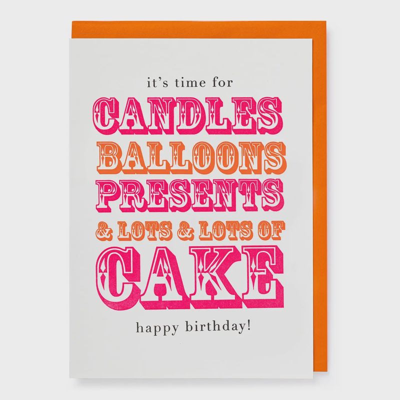 Greeting Card - It&#39;s Time For Candles