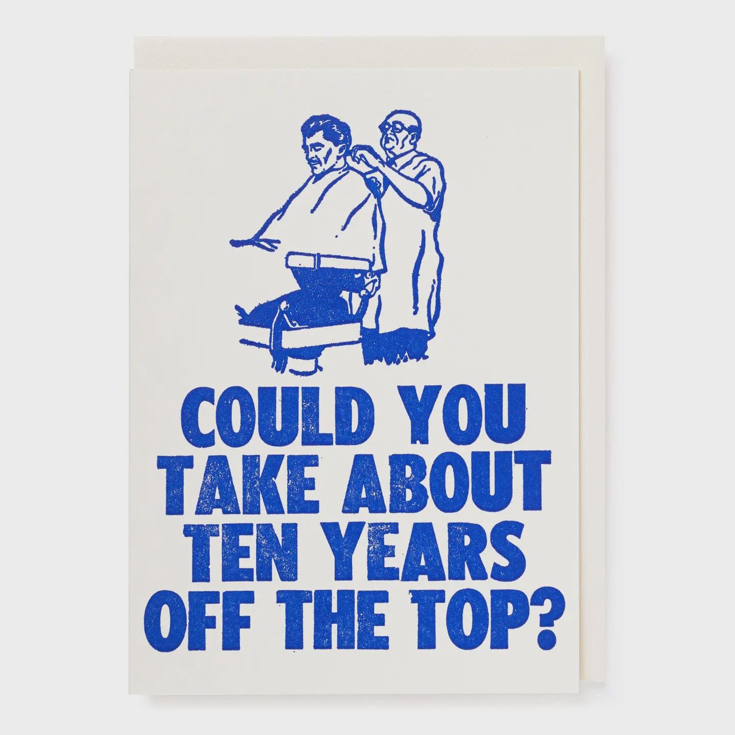 Greeting Card - Ten Years Off The Top