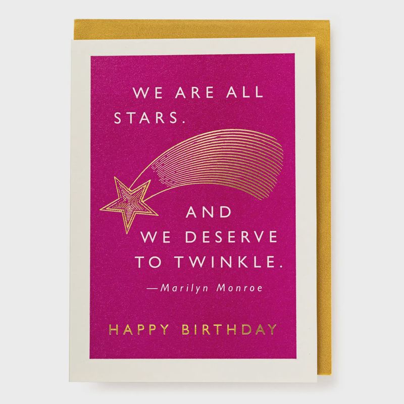 Greeting Card - We Are All Stars
