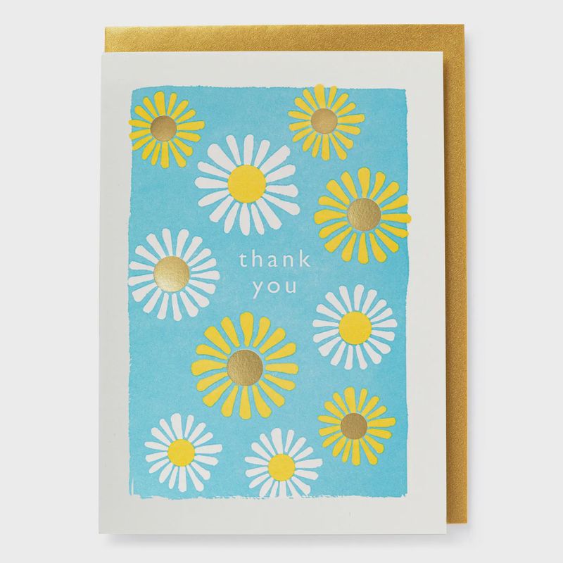 Greeting Card - Thank You Daisies