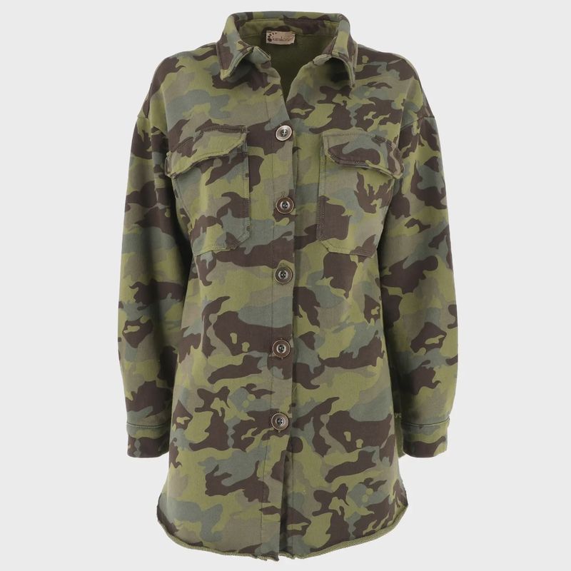 Padawan Shacket - Camoflage