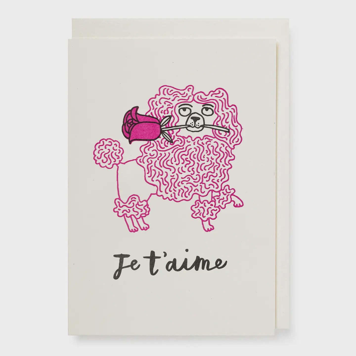 Small Greeting Card - Je T'aime