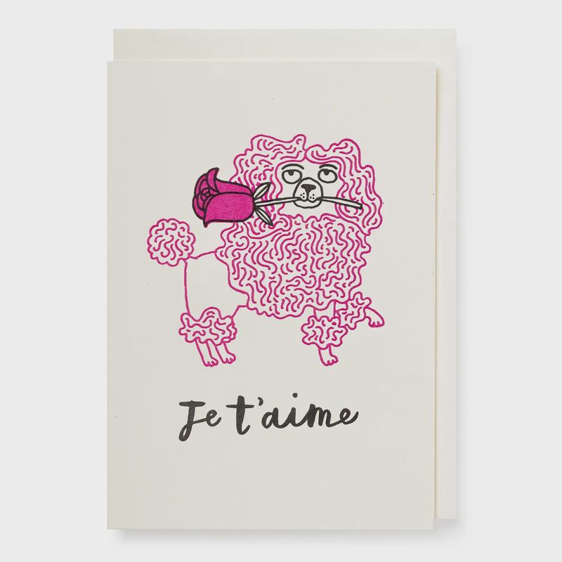 Small Greeting Card - Je T'aime