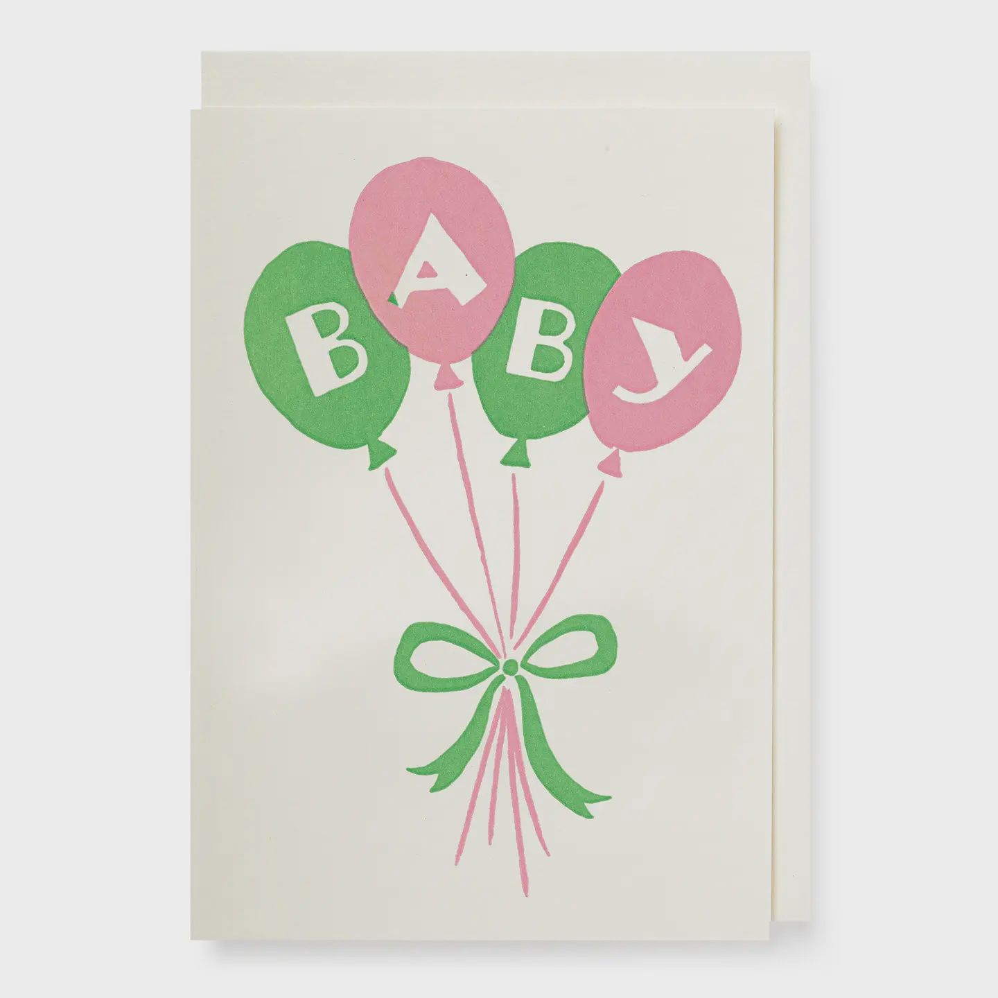 Small Greeting Card - Baby Balloons