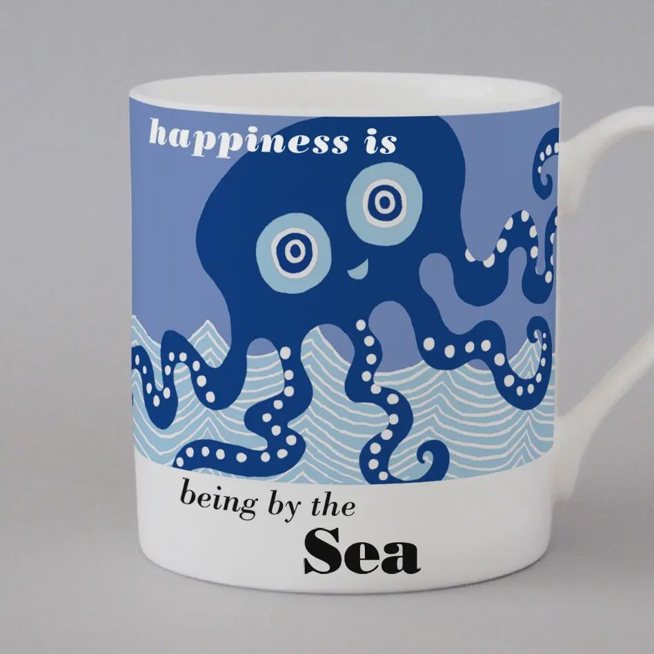 Ocean Octopus Mug - Blue