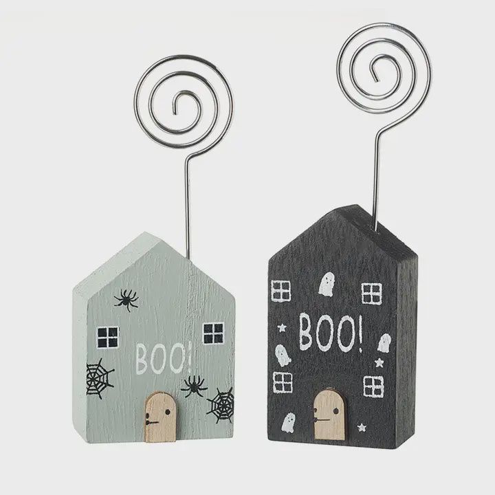 Boo House Memo Holders