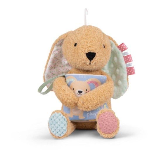 Snuggables Rabbit with Cloth Book - Medium