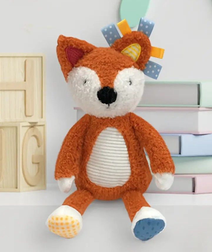 Snuggables Plush Fox - Orange - Small