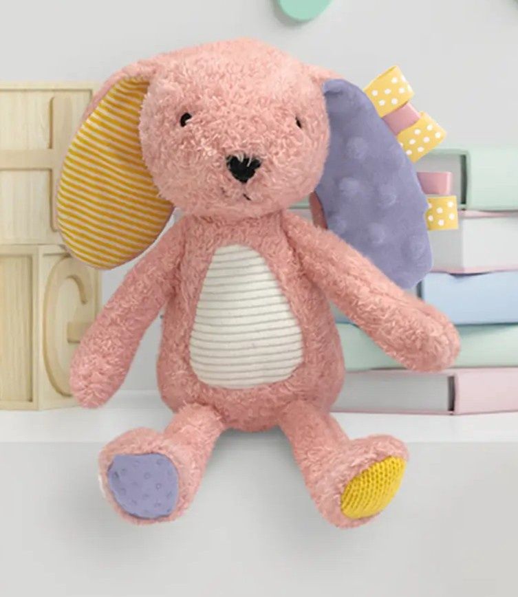 Snuggables Plush Rabbit - Pink - Small