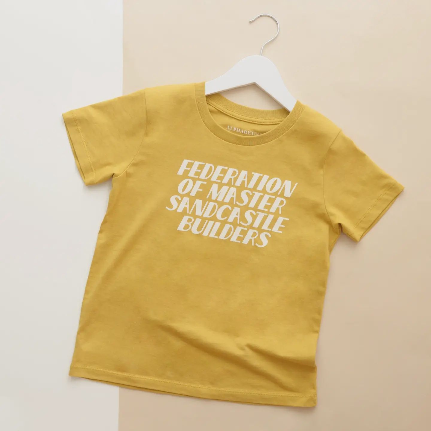 Federation of Master Sandcastle Builders Kids TShirt - Sand